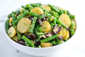 Green Bean Potato Salad Recipe with Olives